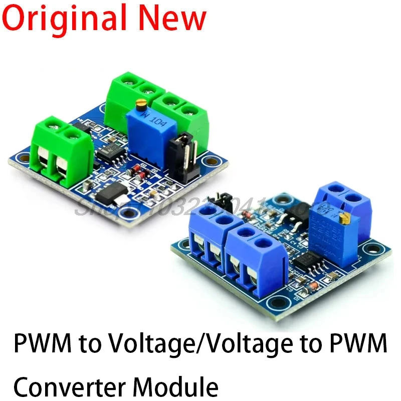 PWM to Voltage Converter Module 0%-100% to 0-10V for PLC MCU Digital to Analog Signal PWM Adjustabl Converter Power Module