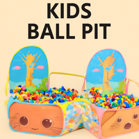 Children's Colorful Ball Pool with Fence Foldable Playpen Indoor and Outdoor Toys Ocean Ball Tent Baby Crawling Playground
