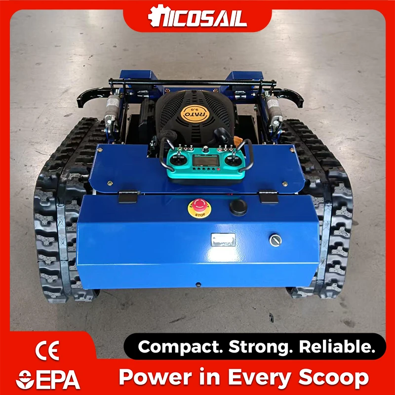 

Популярная настраиваемая интеллектуальная роботизированная газонокосилка-вездеход с дистанционным управлением для сельского хозяйства