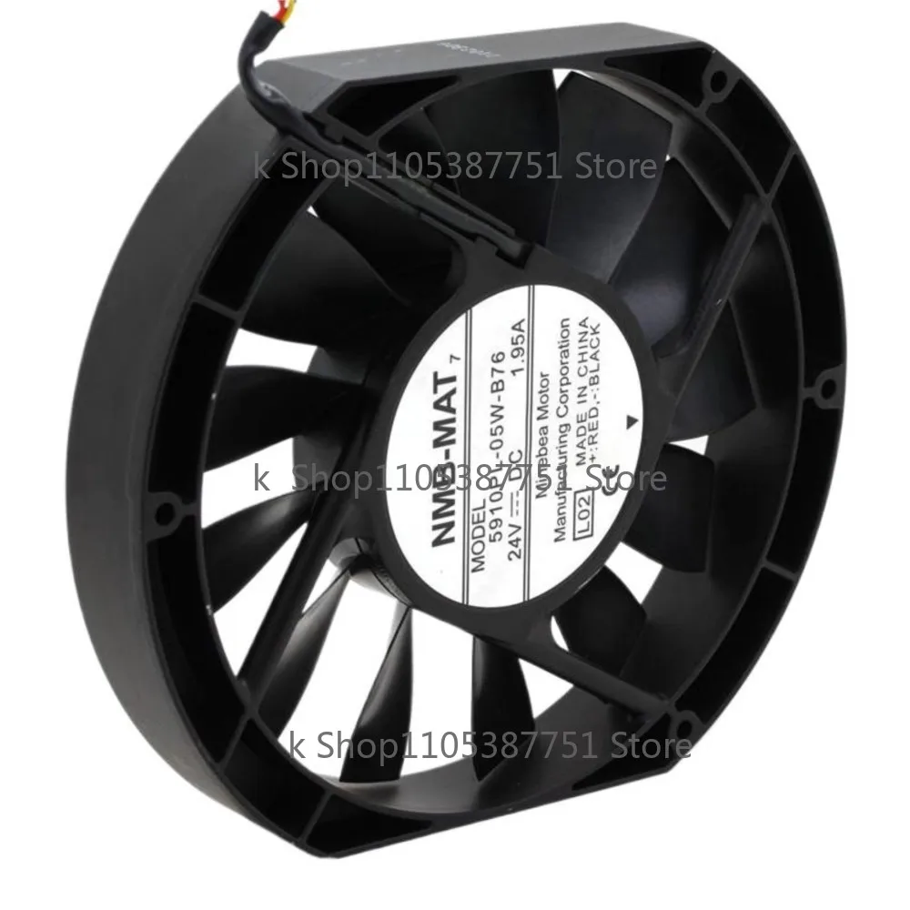 5910PL-05W-B76 17025 17cm 170mm DC 24V 1.95A Cooling Fan Drive 170*170*25mm
