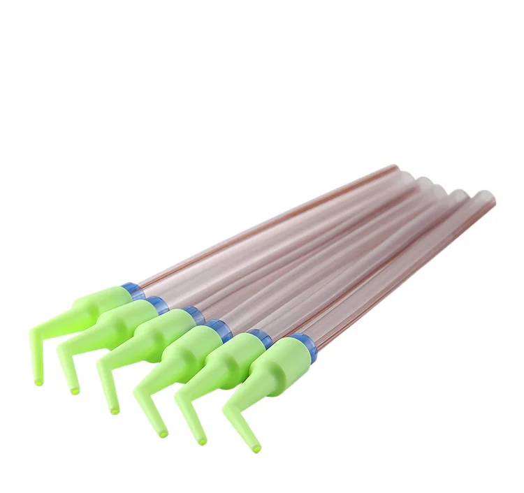 Dental Saliva Ejector Suction Tip Disposable Saliva Ejector Autoclavable Suction Tip Dentistry Conversion Head Straw Dental Tool