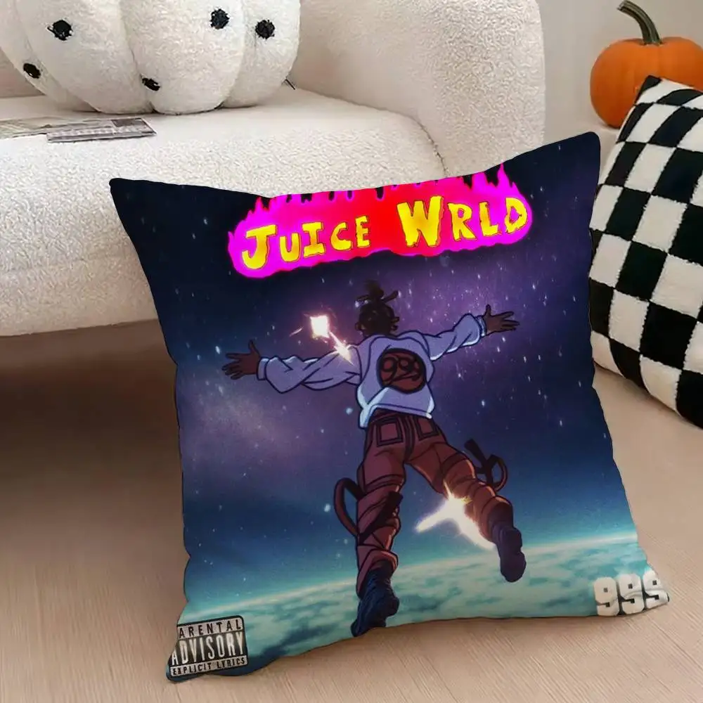 J-Juice The Party Never Ends W-WRLD Pillow Case Cushion Cover Throw Pillow Case For Car Sofa
