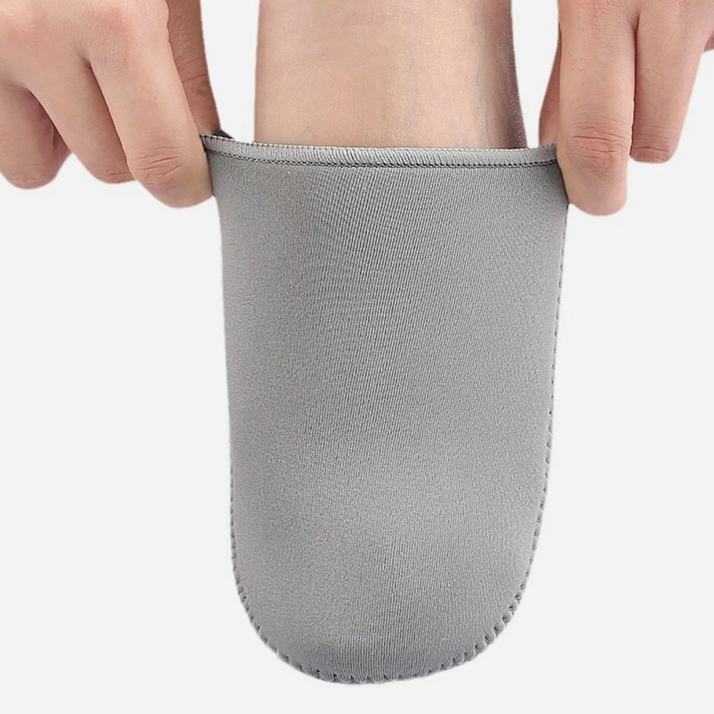 1 Pair Neoprene Toe Sleeve Foot Warmer Splashproof Windproof For Cycling Running Outdoor Activities Thermal Protection Anti-Slip