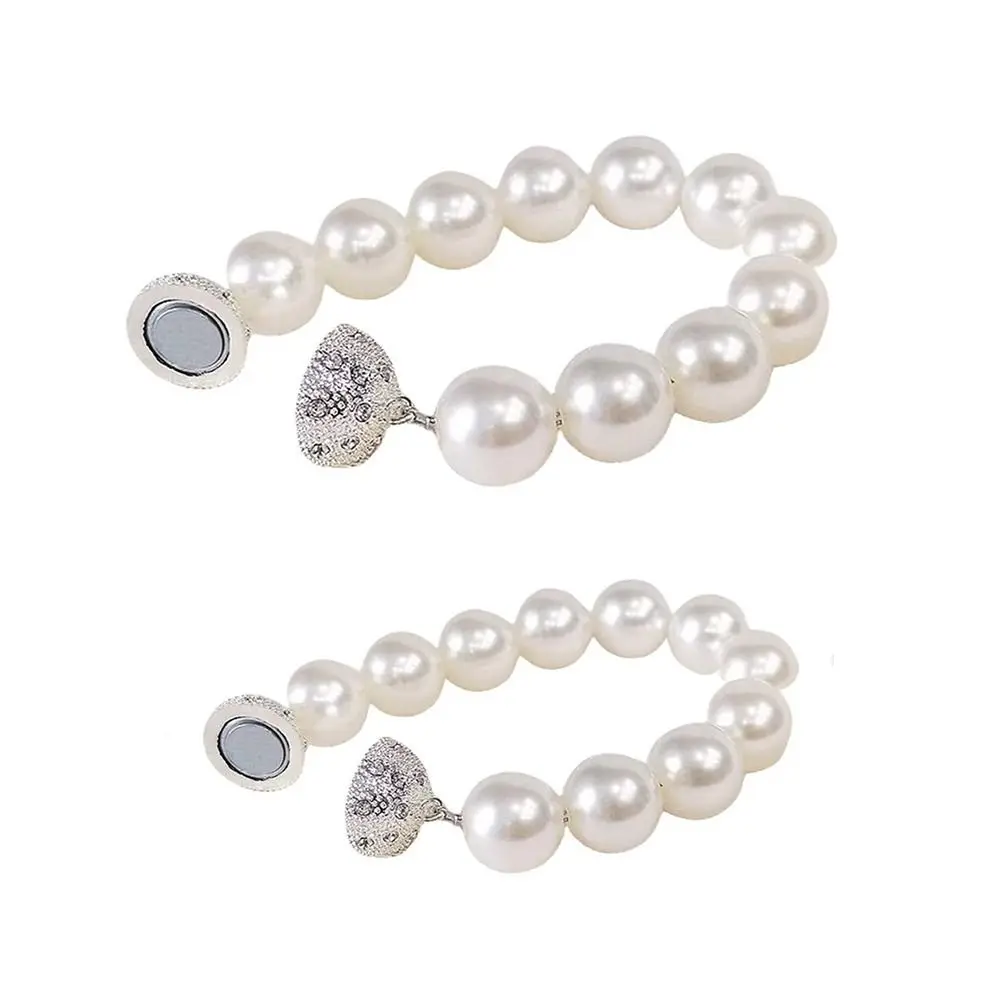 Pearl Magnetic Curtain Tie Backs Curtain Tieback Curtain Rope Holder Hooks Curtain Binding Strap Kids Room Decoration Accessorie