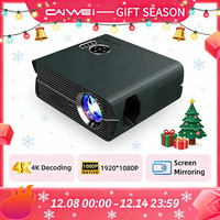 CAIWEI A10AB 1920*1080P Full HD Projector 4K Android for Home Cinema Movie WiFi Bluetooth Smart TV Outdoor Video Beam Projectors