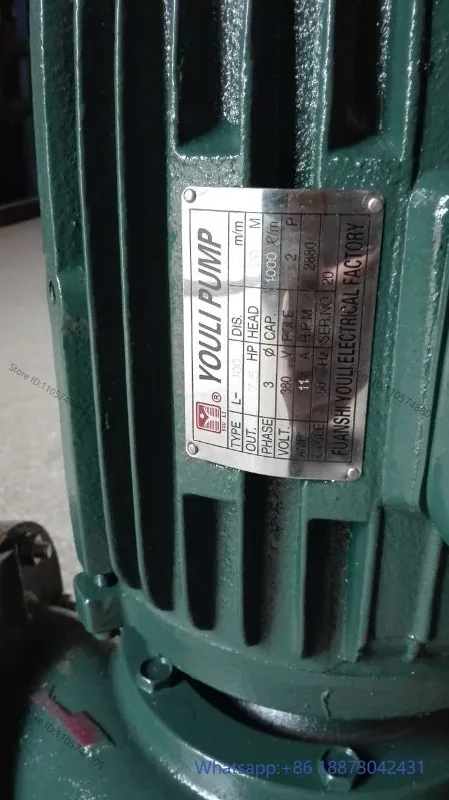 L-40 Horizontal Circulation L-50L-32 Mold Temperature Machine Chiller Cast Iron Pipeline Pump