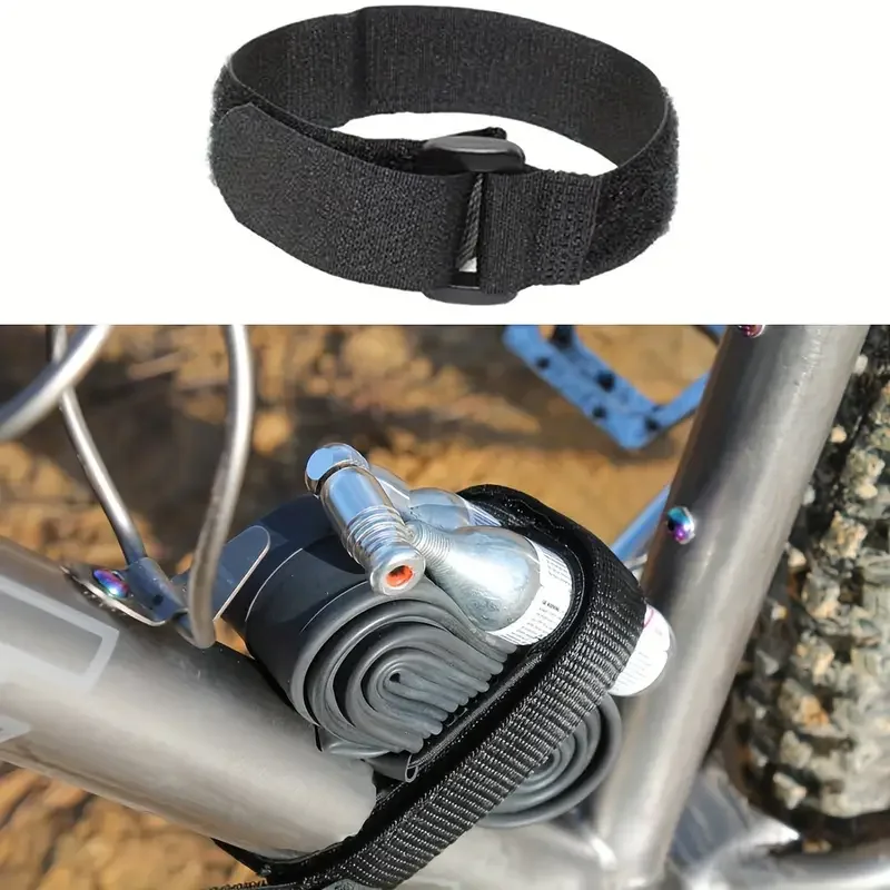 Gancho de nailon reutilizable para bicicleta, correas de hebilla inversa, sujetadores de cables de nailon, cintas autoadhesivas de 2,5x30cm, 4 piezas