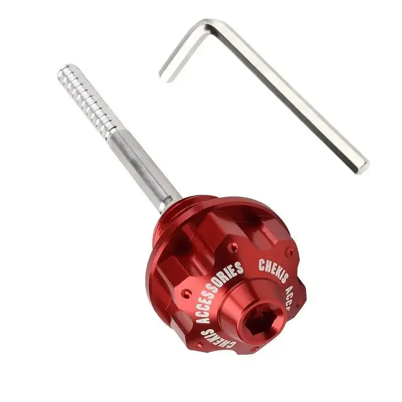 

UHR Scooter Anti-Theft Oil Screw Cover Ruler For Haojue UHR150 UHR125 CNC Aluminum Alloy Modification Accessories