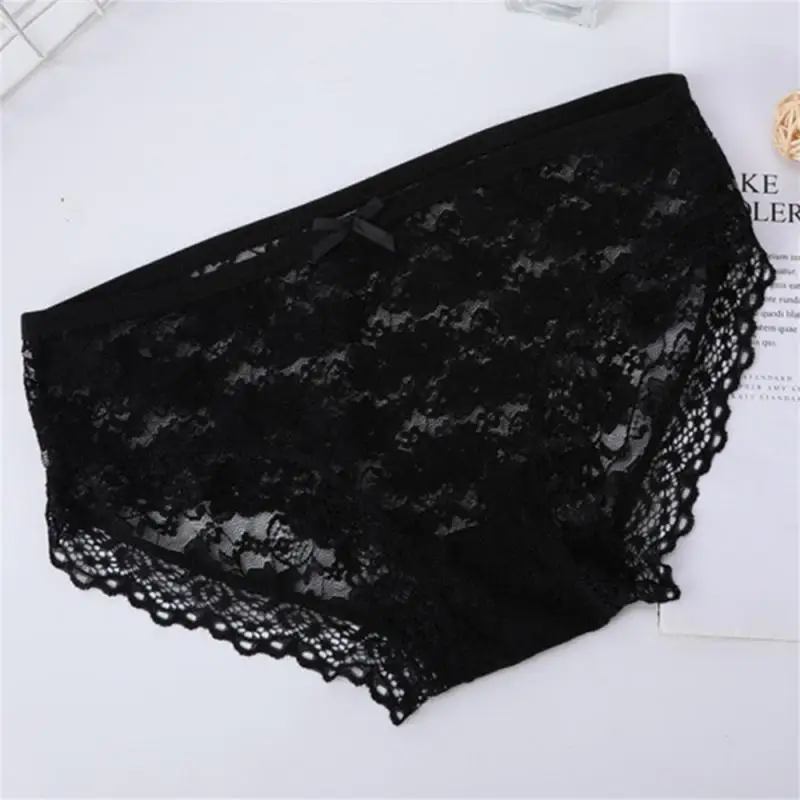 Underwear Easy To Care For Breathable Low Rise Cotton Delicate Lace Japanese Style Girls Underwear Hollow Lace Panties Briefs