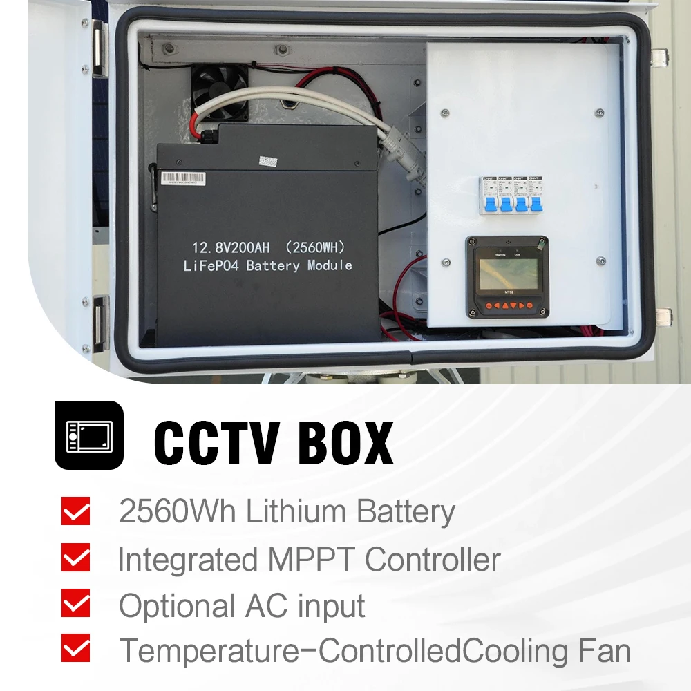 BIGLUX موبايل Cctv مقطورة الشمسية CCTV برج 4G نظام مراقبة الكاميرا الأمنية مع مولد الطاقة الشمسية المحمولة لمواقف السيارات #3