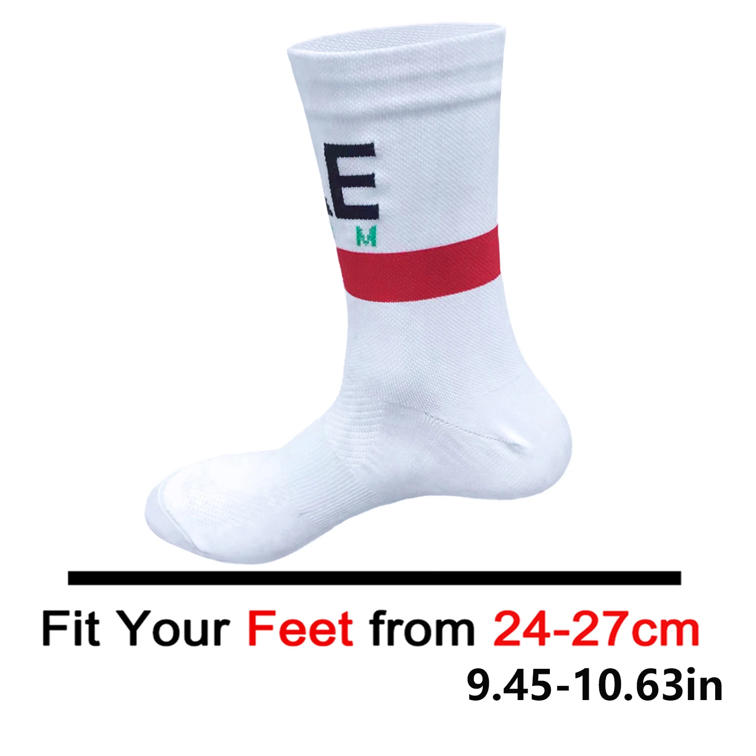 2 Pairs UAE Bike Socks Men Women Middle cuff Team Pro Breathable Quick Dry Football Rugby Sports Socks