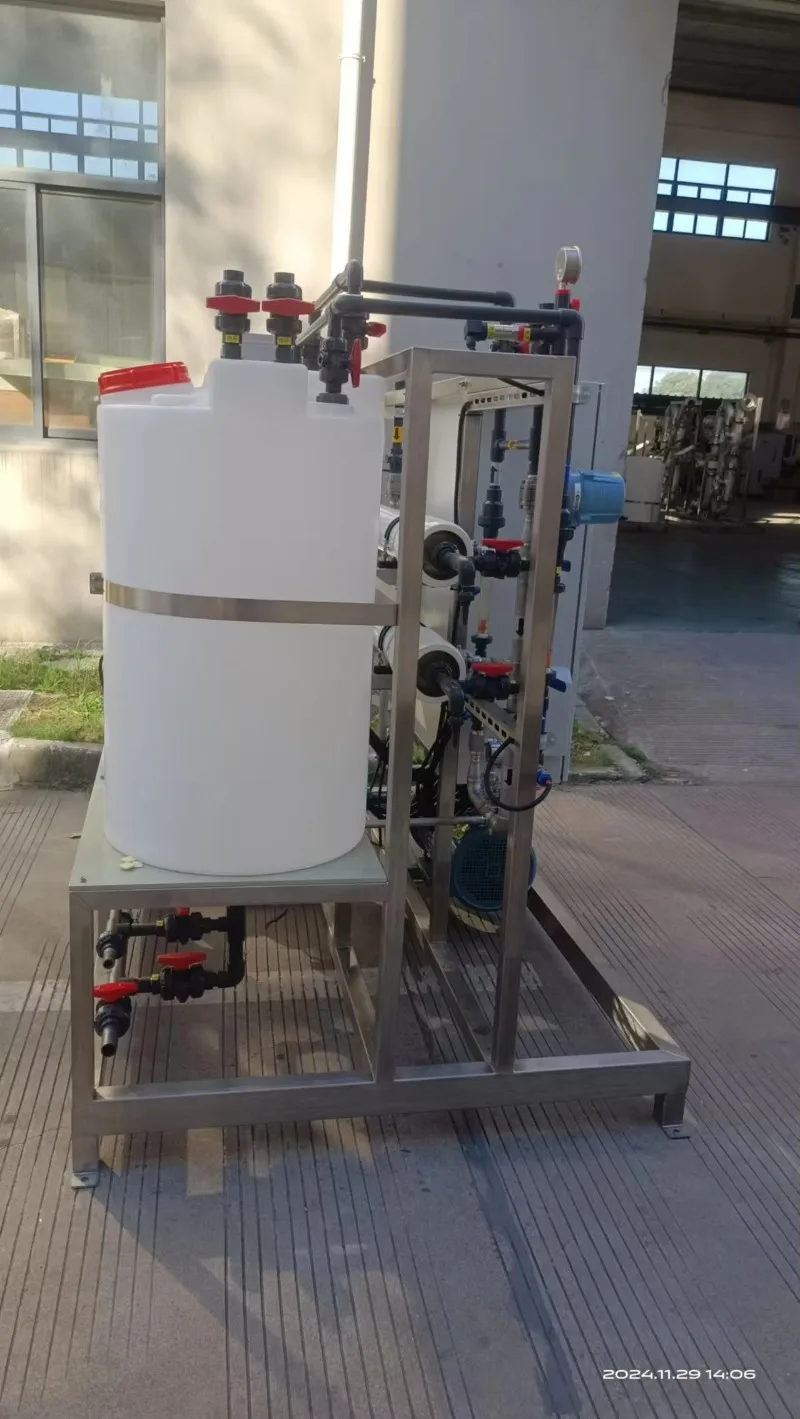 Impianto di trattamento dell'acqua ipersalina Capacità 150.000TDS con recupero di cristallizzazione