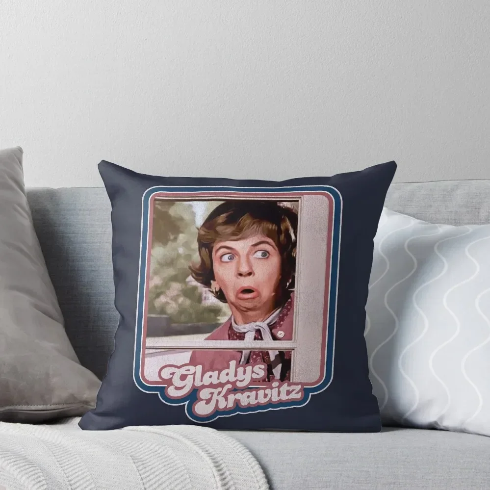 

Ol' Nosy Mrs. Gladys Kravitz Throw Pillow Cushion Cover For Sofa Anime Pillow Case Christmas Plaid Sofa pillow