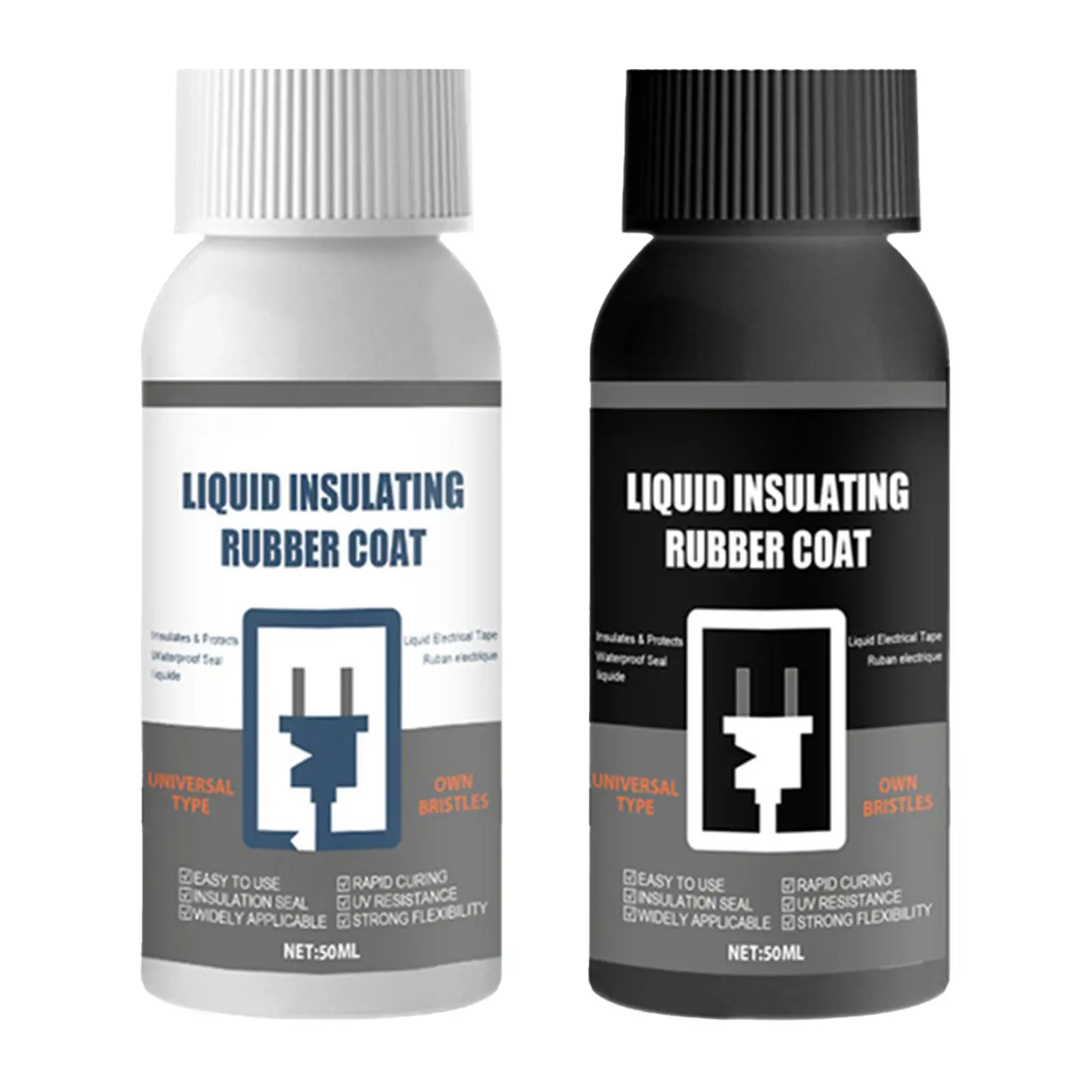 

Liquid Electrical Tape, 50ml Good Insulation High Temperature Glue, Indoor