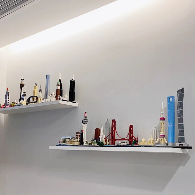 New York City Architecture Skyline Building Blocks Tower Edifice Bricks Town Street 21051 Tokyo Skyline Toys For Children Gifts