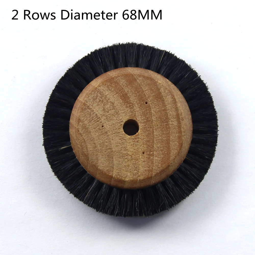 

DTP-2C Dentist Polishing Wheel Brush Converging 2 Rows Chungking Bristle Size 68*16MM For Polishing Latch Dental Grinding Tool