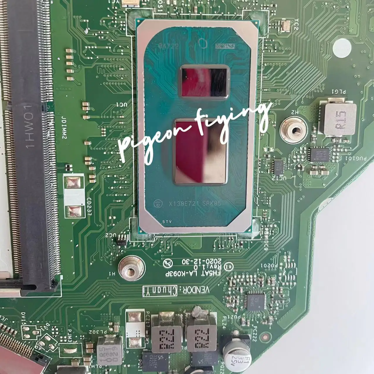 Imagem -05 - Mainboard para Acer Aspire A31558 Computador Portátil Placa-mãe Cpu: I51135g7 Srk05 Ram: 8g Nbadd11004 Ddr4 100 Teste ok Fh5at La-k093p