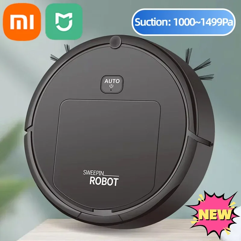 XIAOMI MIJIA Fully Automatic Smart RC Sweeper Three-in-one USB Vacuum Cleaner Wet and Dry Cleaning Machine Household Appliances