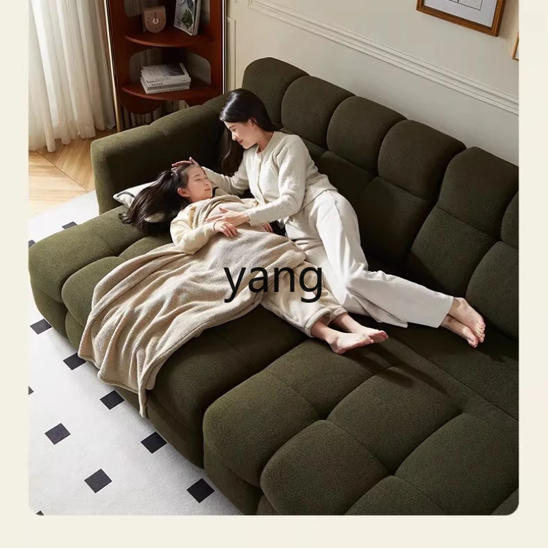 LTT antique bedroom living room retractable reclining and sleeping green multi-functional electric sofa