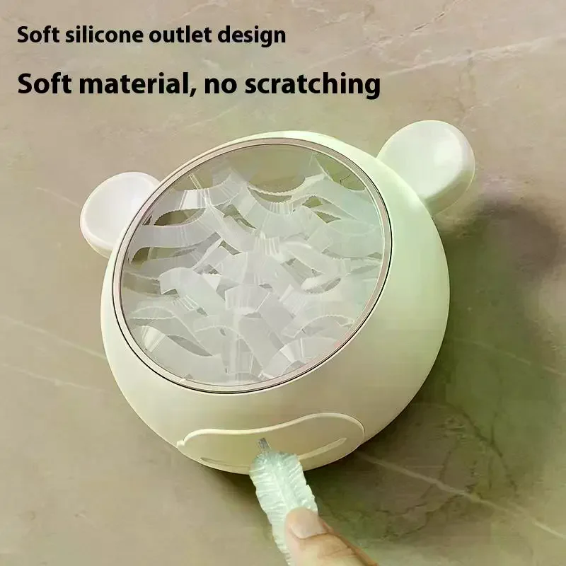 Plastic Wrap Storage Box Cling Film Organization Wall Mounted Dustproof Box Food Cover Wrap Rack Home Kitchen Storage Box Cover