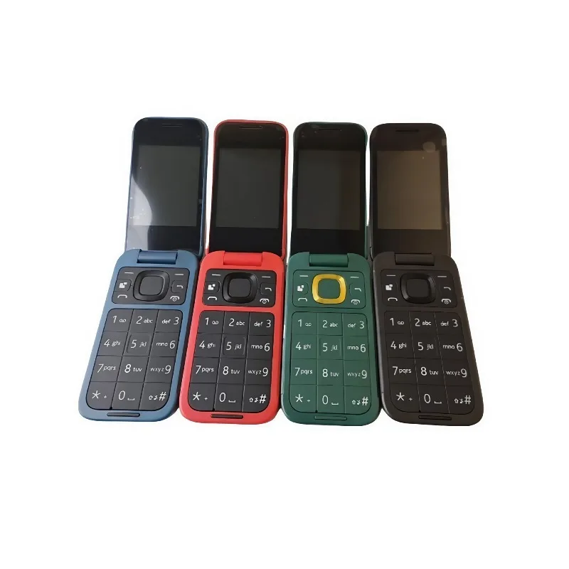 Nokia 2660 non-smart phone flip phone for the elderly 2G/4G button phone backup phone LED 2.8-inch super long standby phone