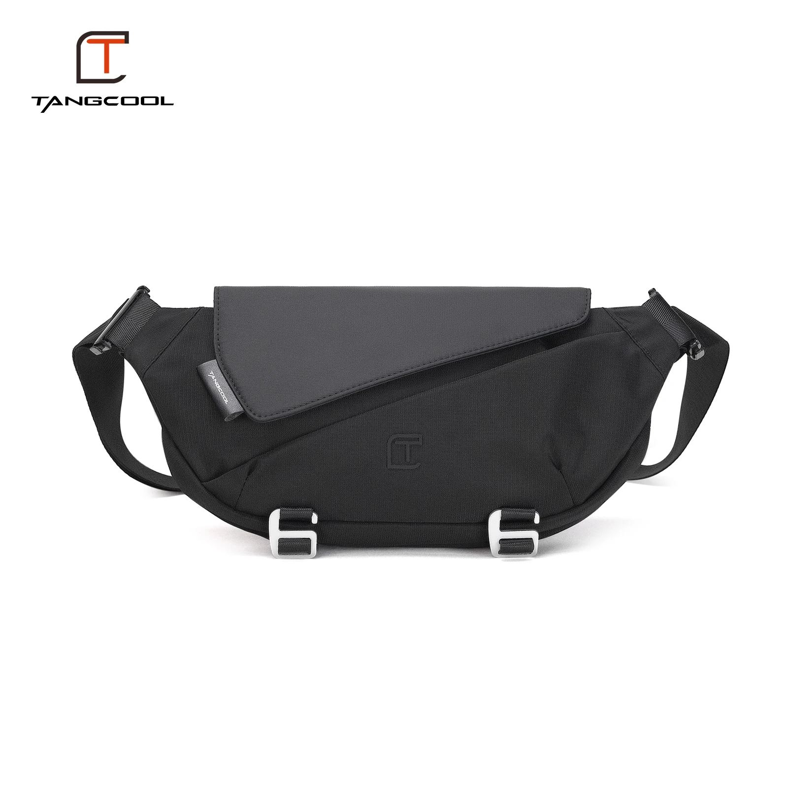 TANGCOOL Men Crossbody Sling Bag Waterproof Chest Bag Multi-pocket Casual Shoulder Bag For Daily Outdoor Travel