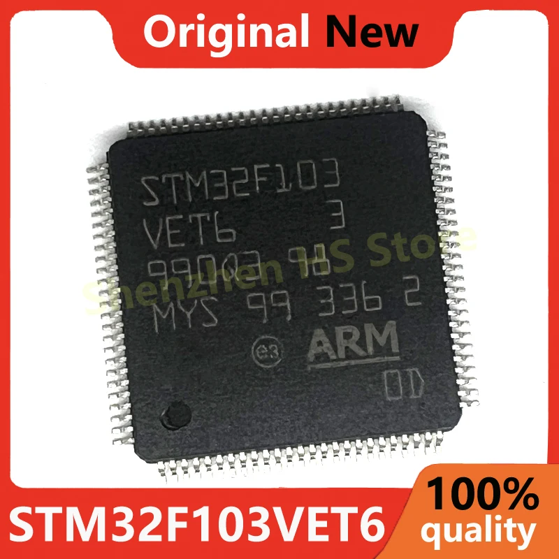 (1piece)New STM32F103VCT6 STM32F103VET6 STM32F103VBT6 STM32F103V8T6 VGT6 STM32F105V8T6 STM32F105VBT6 STM32F105VCT6 STM32F105RCT6
