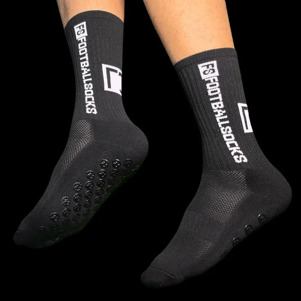 

5/6 Pairs Comfortable Dispense Soccer Tube Socks Breathable Non Slip Men Sports Sock Cotton Football Mid Calf Socks Outdoor