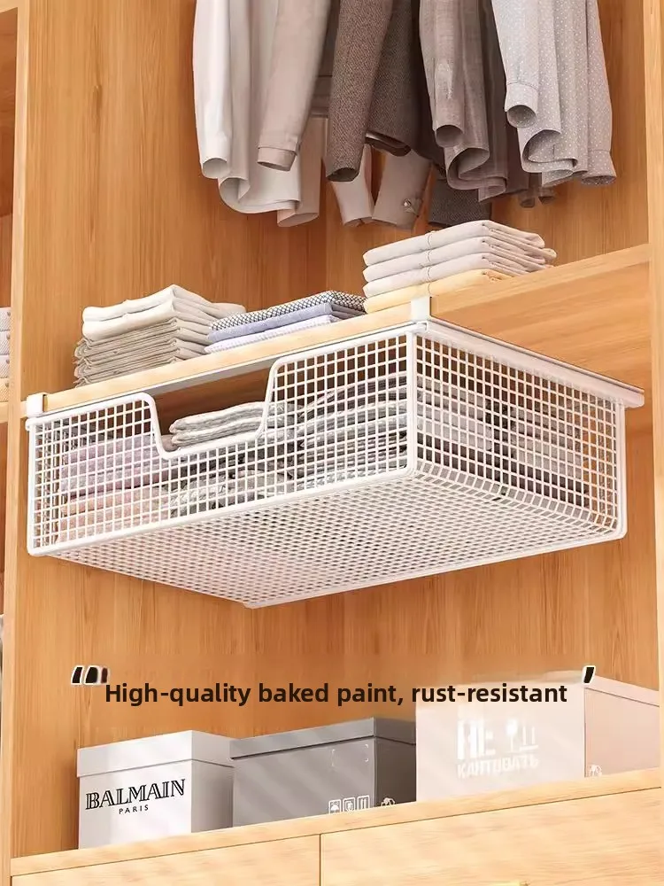 

Pull out Der pe Storage Box Hanging under elf Wardrobe Clothing Organizer Tool Underwear Storage Box Nordic Sle Home...