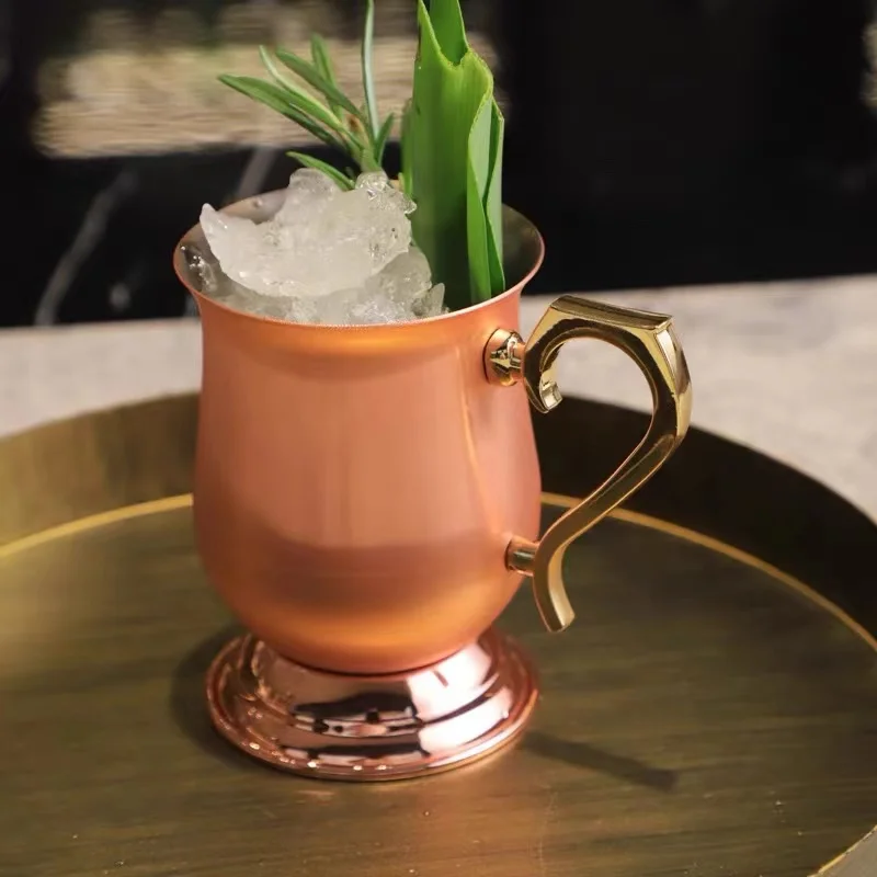 340ml Moscow Mule Mug Copper Plated Mug Blue Blazer Mugs Cocktail Mug