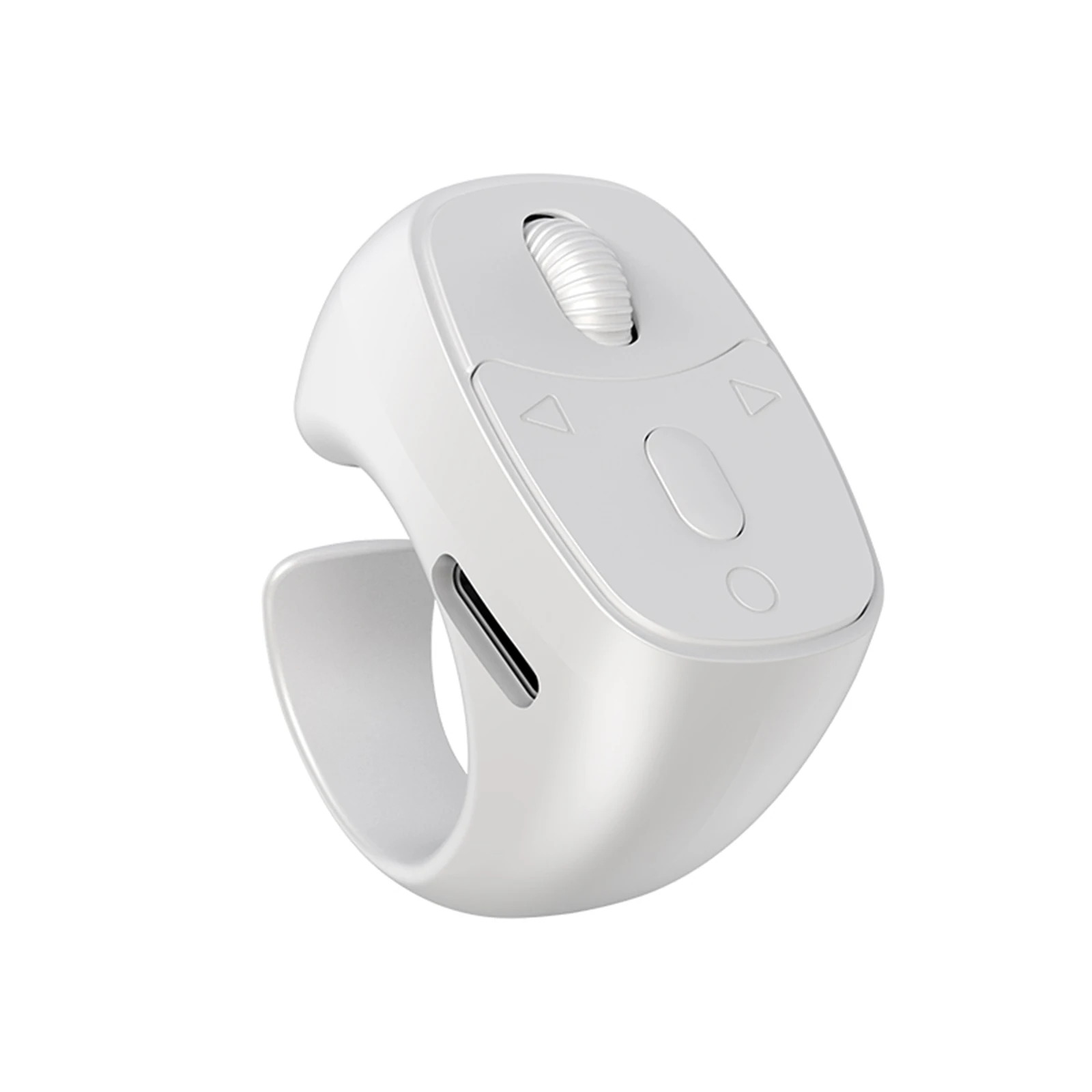 Bluetooth-Compatible 5.3 Fingertip Ring Remote Control Remote Control Mouse Fingertip Remote Control Page Turner for Smartphones
