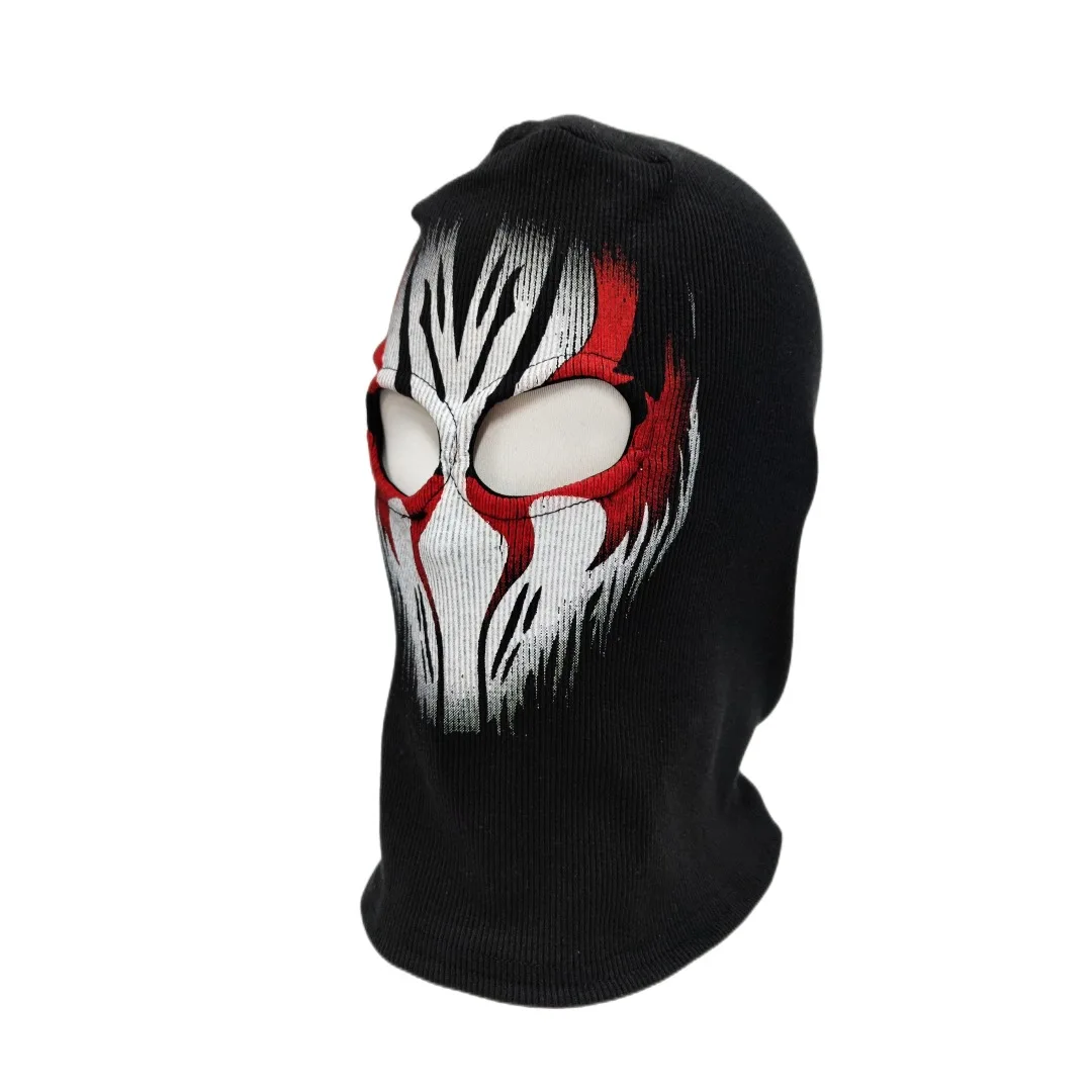 Sturmhaube Gesichts maske für Männer Frauen Voll gesichts maske Kapuze taktische Schnee Motorrad Radfahren Laufen gestrickte Mütze Pullover – Detail 6