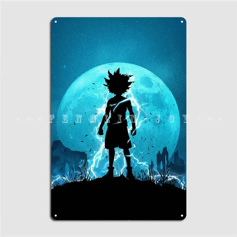 Killua Zoldyck Metal Plaque Poster Wall Decor Designing Club Bar Wall Pub Tin Sign Posters