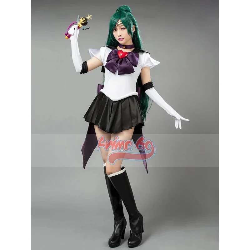 

Anime Sailor Super S Film Sailor Pluto Setsuna Meioh Trista Cosplay Costume for Women mp 001410