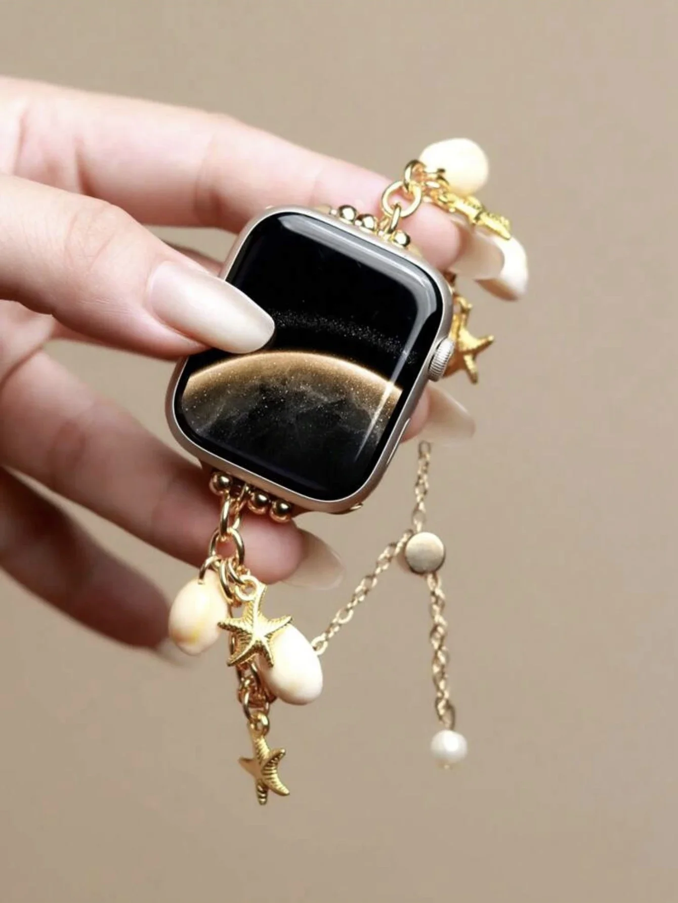 موضة أنيقة شل رابط ل سوار ساعة يد آبل سلسلة معدنية 8/7/6/10/9 40 مللي متر 41 مللي متر 38 مللي متر 42 مللي متر 44 مللي متر 45 مللي متر 46 مللي متر حزام #1