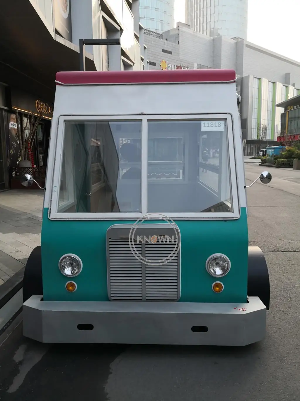 2023 أوروبا القياسية شاحنة الوجبات السريعة عربات الآيس كريم المقطورات الكهربائية المتنقلة شاحنات تقديم الطعام للبيع