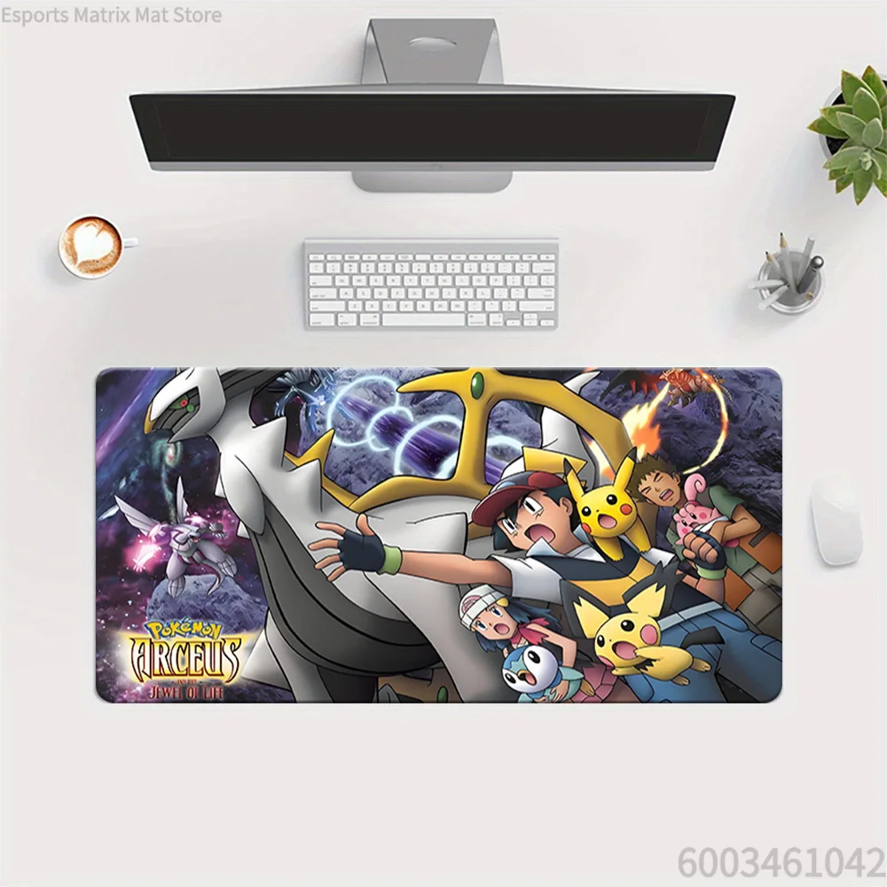 

Игровой коврик для мыши Pokemon Arceus and the Jewel of Life Movie Scene Extended, большой настольный коврик