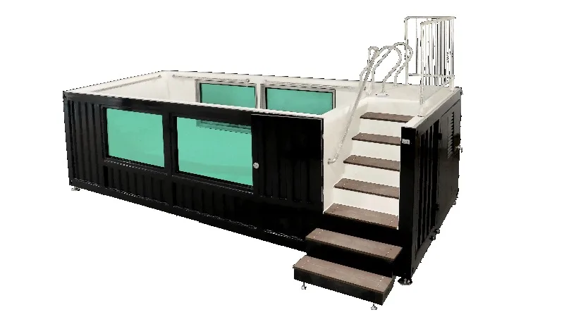 Steel Container Swimming Pool Modular Construction Ideal for Hospitality Industry with High Durability Requirements Customized