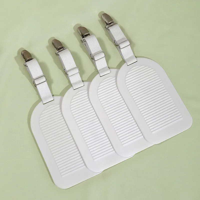 Bed Sheet Clips Adjustable Bed Sheet Holder Straps Set of 4 Elastic Fitted Bedding Clips Fasteners for Home Hotel