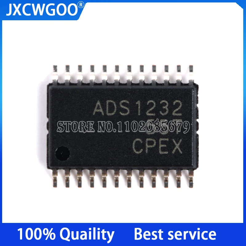 2021+ 100%New original 5-10PCS ADS1232IPWR ADS1232 TSSOP-24 A/D conversion chip