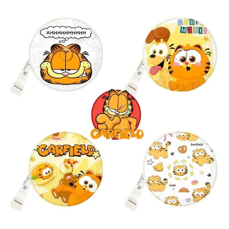 

Garfield cartoon merchandise cute tape measure kawaii portable mini measuring tape for bust, waist, and height wholesale