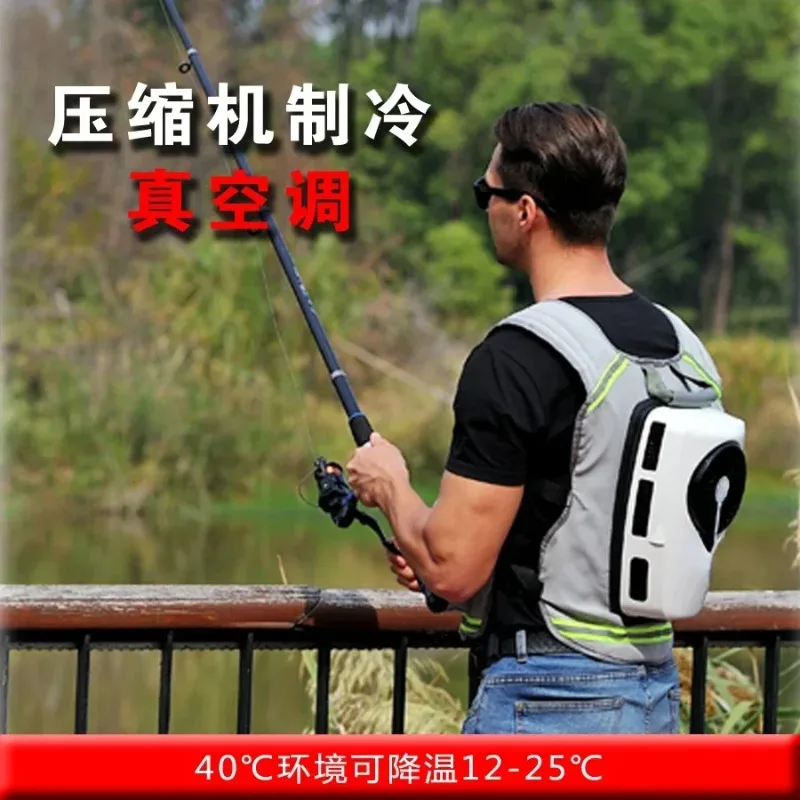 

【Best-selling】Wearable air conditioner clothing Refrigeration clothing Work clothing Charging welding Outdoor vest Hot sales
