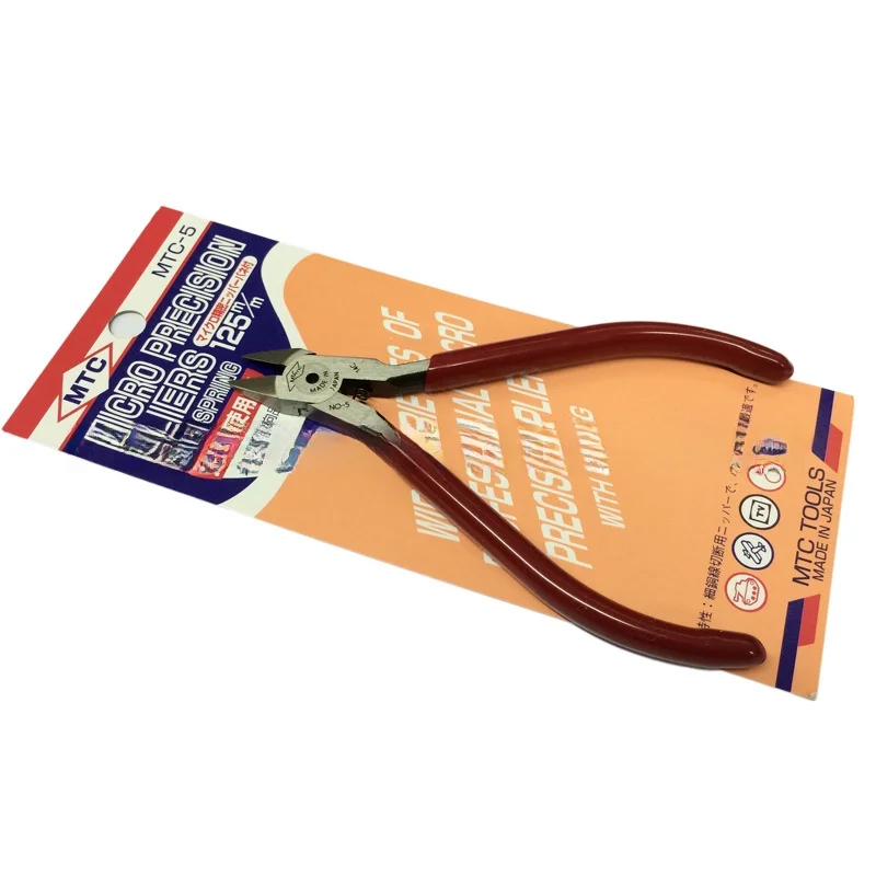 كماشة القطع المقطوعة ذات النقطة الدقيقة MTC-5 اليابانية المعتمدة 125 مم