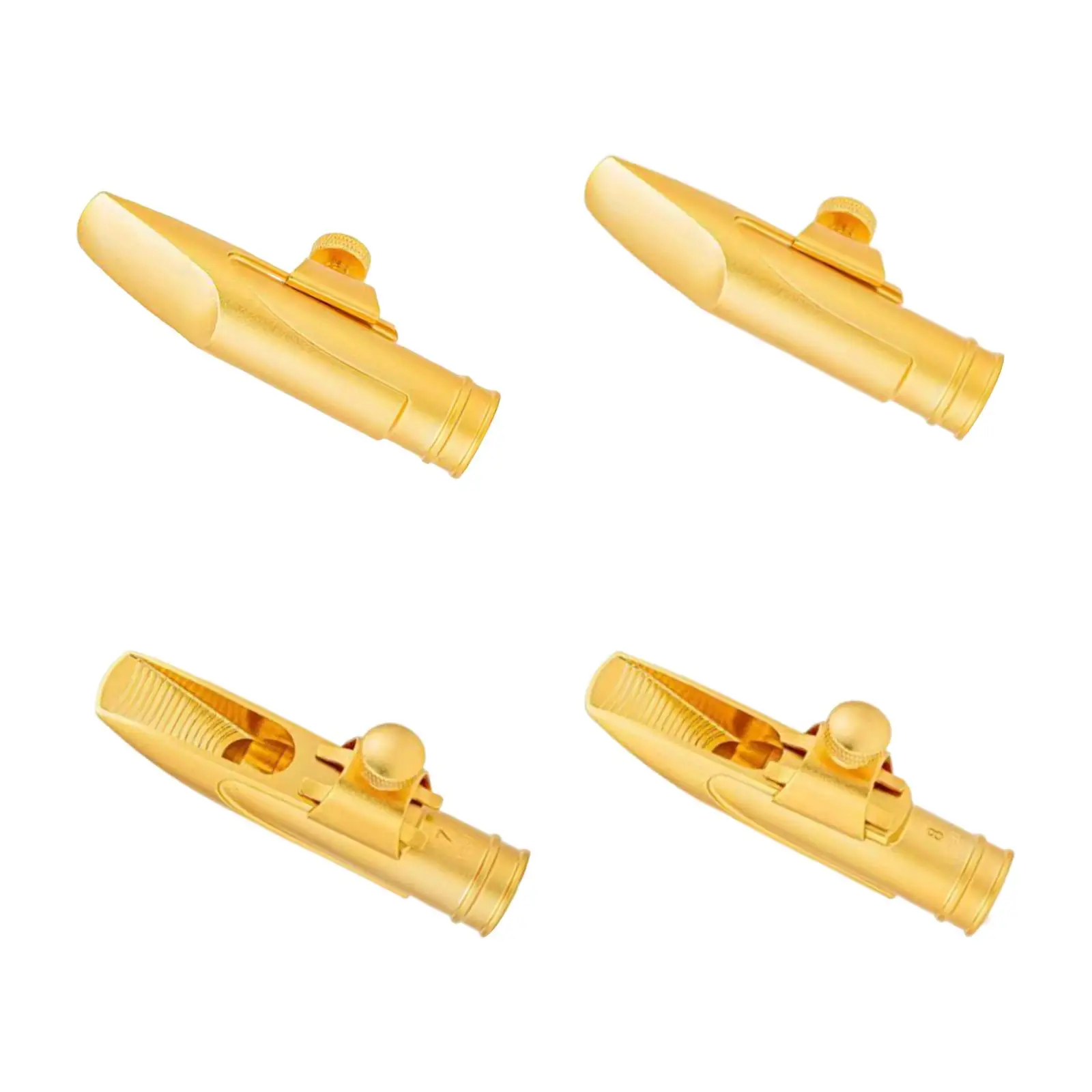 

Brass Alto Sax Mouthpiece Easy to Install Musical Instruments Accessories Portable Metal Mouthpiece Gifts for Professionals