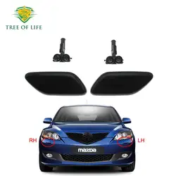 Front Bumper Headlight Washer Spray Nozzle Jet Cover Cap For Mazda 3 BK Axela 2003 2004 2005 2006 2007 2008 LH&RH