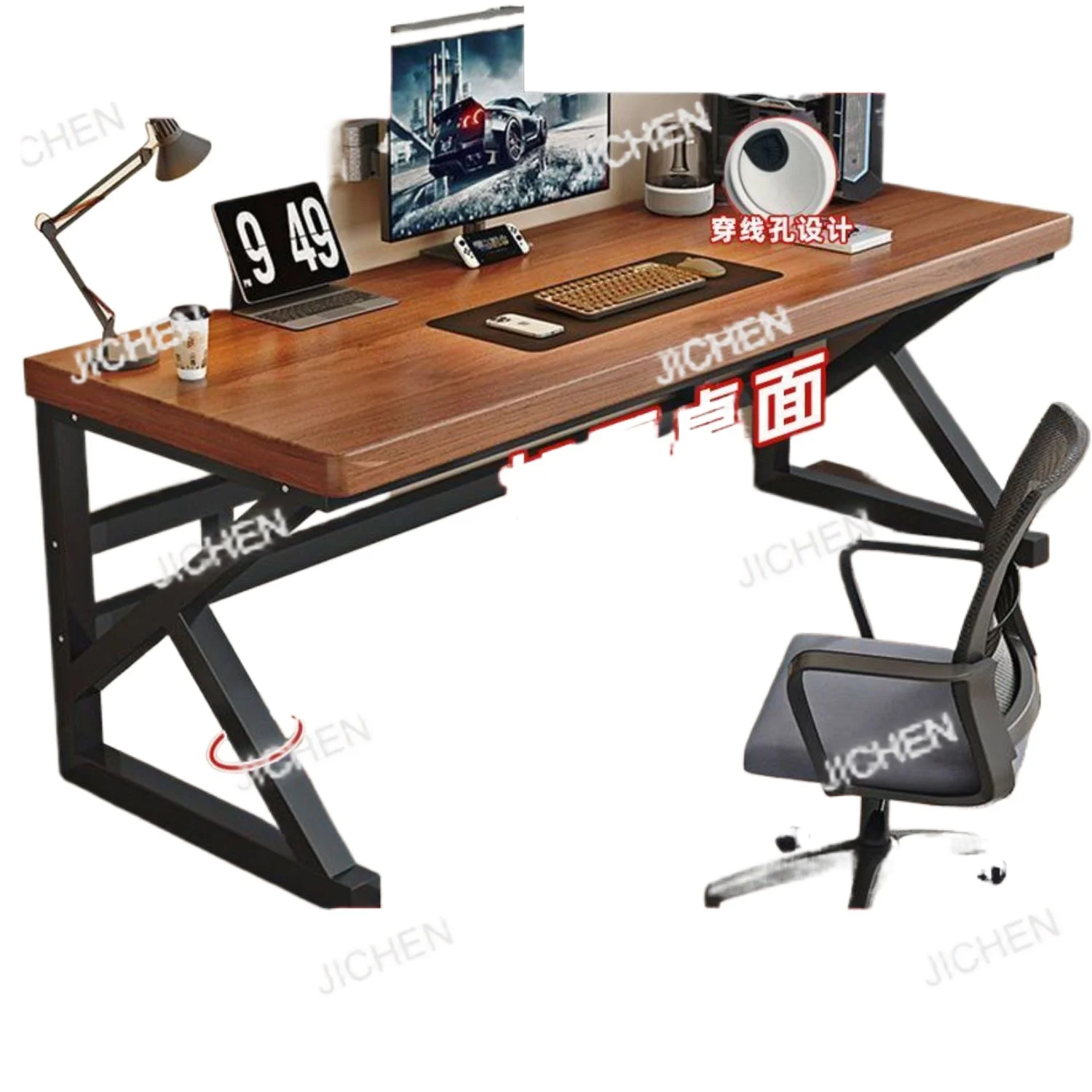

Solid Wood Computer Desk Desktop Simple Modern Desk Home Nordic Office E-sports Work Student Writing