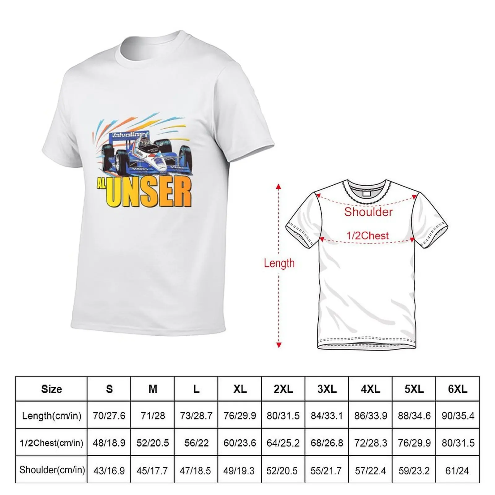 Al Unser T-Shirt t shirts for man cotton soft t shirts for man graphic funny T-Shirt