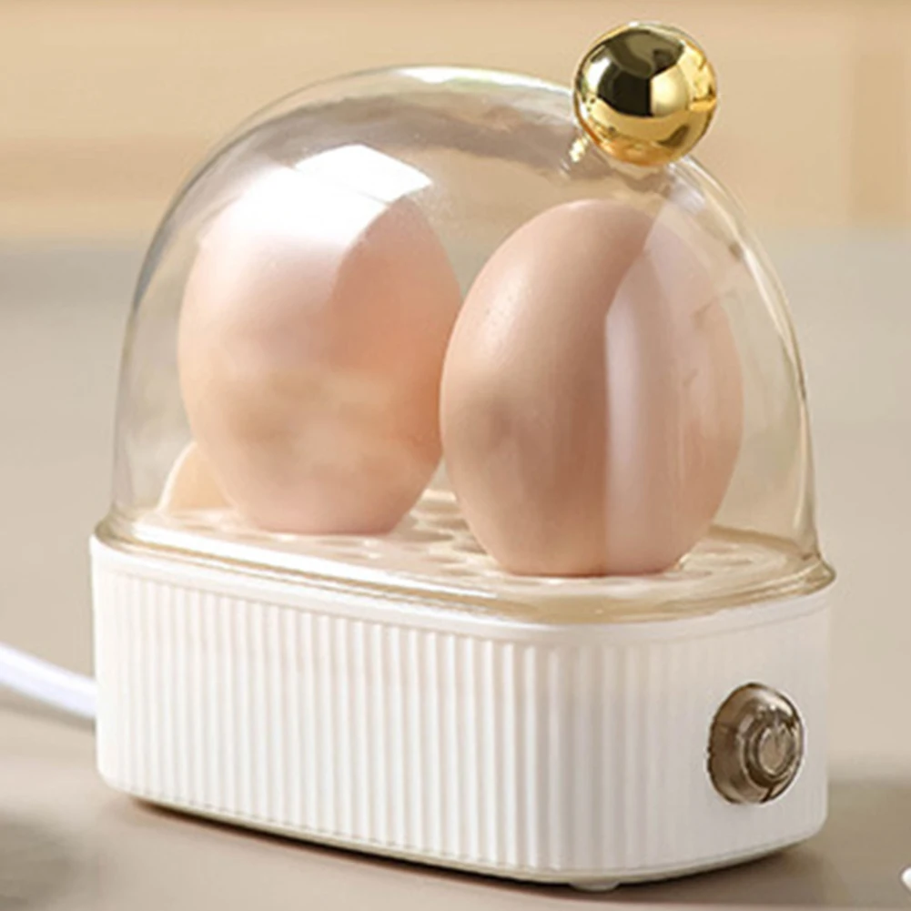 

220V Portable Food Steamer Multi-function & Mini Breakfast Egg Machine 2 Eggs Capacity Kitchen Utensil Gift