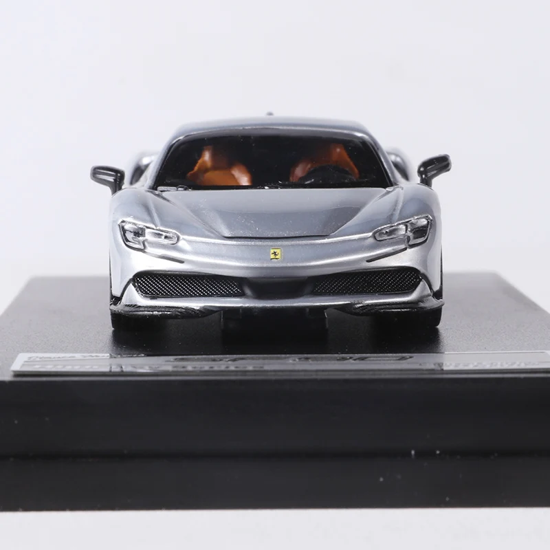 Stance Hunters 1:64 SF90 Alloy Model Car The hood can be opened