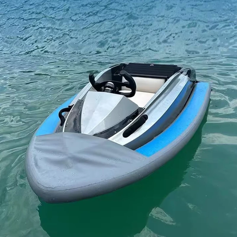 Electric Cardine Boat Water Sports Jet Water Skiing Mini Motorboat Small Entertainment Boat Emergency Rescue Small Speedboat